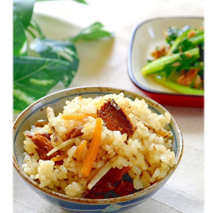 サンマ缶で簡単！炊き込みご飯